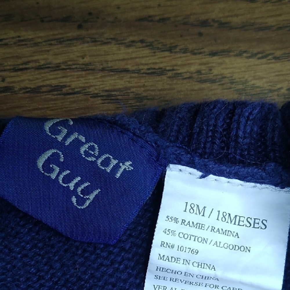 Children's Argyle Sweater Vests 18 Months - Picture 3 of 8